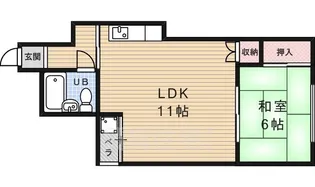 ルポール麩屋町【3階】の間取り