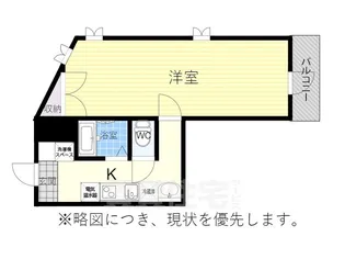 ひかりマンション【413号室】の間取り