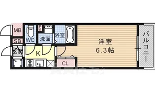 エスリード大阪シティグランツ【7階】の間取り