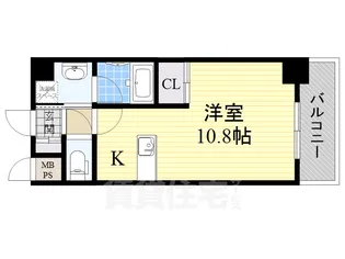 大阪府堺市堺区南花田口町2丁【マンション】の間取り