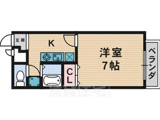 プレジール葉月【2階】の間取り