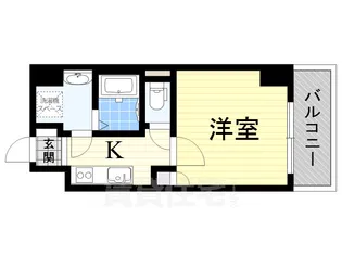 U-ro鶴橋駅前【8階】の間取り