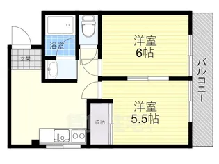 サンロード【2階】の間取り