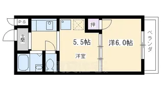 オクトピア御池【3階】の間取り