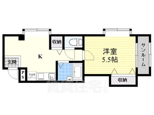 JEUNESSEmm(ジュネスツーエム)【3階】の間取り