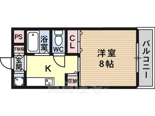 K'Sスクウェア【3階】の間取り