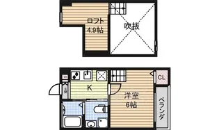 CLOVER(クローバー)【1階】の間取り