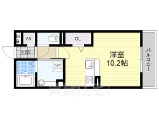 Casa Mia【1階】の間取り