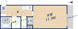 ONEメゾン東花園【2階】の間取り