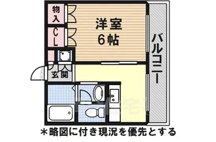 CASA NOAH高峯町【3階】の間取り