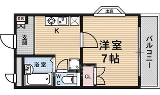 フォーラムKW【2階】の間取り