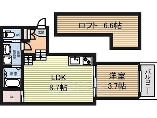 Tary大秋町【2階】の間取り
