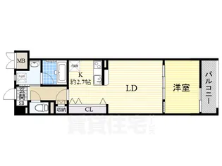 BPRレジデンス金山【2階】の間取り