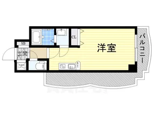 大阪府大阪市淀川区宮原1丁目【マンション】の間取り