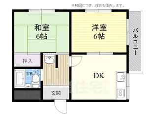 石田ハイツ【3階】の間取り