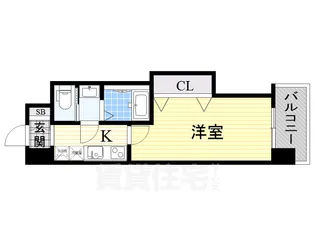 Luxe新大阪EAST2【8階】の間取り
