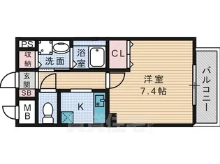 ロワール【2階】の間取り