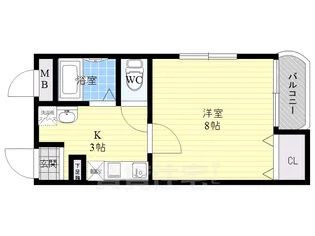 メゾンドマルコ【3階】の間取り