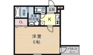 フジパレス喜連【2階】の間取り
