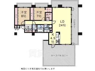 藤和八事緑ヶ岡ホームズ【1201号室】の間取り