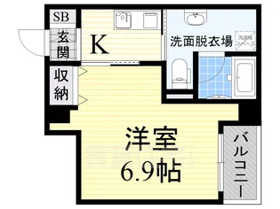 リヴァージュ尼崎【6階】の間取り