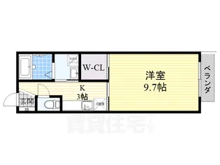 カーサコンフォール【1階】の間取り