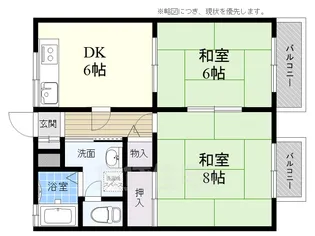 リバティパレス【2階】の間取り