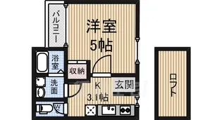 アローラ鳳【2階】の間取り