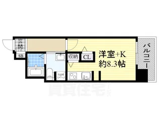 スワンズシティ新大阪【3階】の間取り