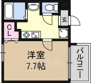 M’PLAZA新大阪弐番館【6階】の間取り