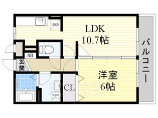 グランシャリオ Ⅱ棟?2-【2階】の間取り