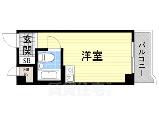 ライオンズマンション新大阪第5【9階】の間取り