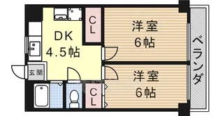 向陽ビル【5階】の間取り