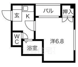ル・シエル淡路【1階】の間取り