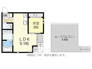 Grandtic Chronos【2階】の間取り