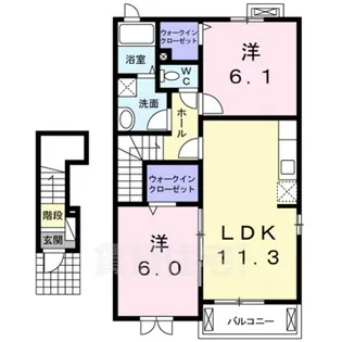 カーサKei3【2階】の間取り