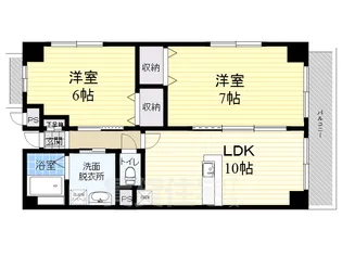 2LDKの間取り画像