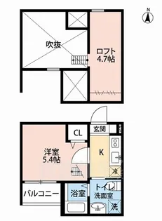 パルテノス名駅南【1階】の間取り