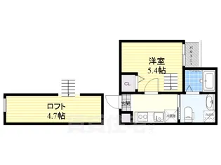 パルテノス名駅南(パルテノスメイエキミナミ)【2階】の間取り