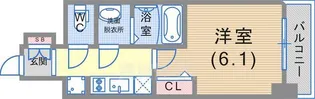 ポルトボヌール神戸湊川公園【12階】の間取り