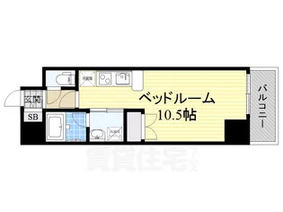 S-FORT東別院【3階】の間取り