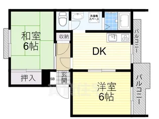 グリーンハイム【2階】の間取り