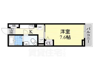 大阪府堺市西区鳳東町4丁【アパート】の間取り