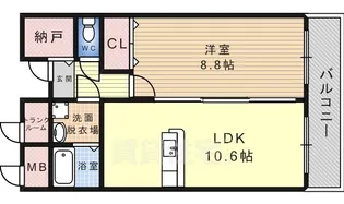 大阪府堺市中区平井【マンション】の間取り