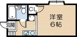 ハイツ梶井【2階】の間取り