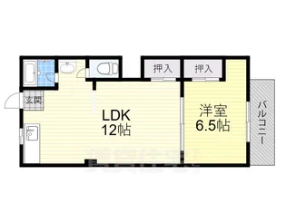 ウエキマンション【1階】の間取り
