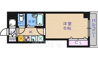 アパルト松崎【8階】の間取り