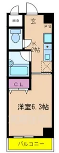 大阪府堺市堺区中之町西4丁【マンション】の間取り