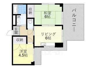 ファイバーコートタカハシ【4階】の間取り