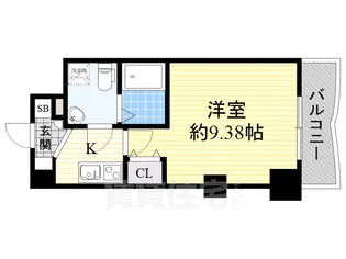 セレニテ新大阪弐番館【7階】の間取り